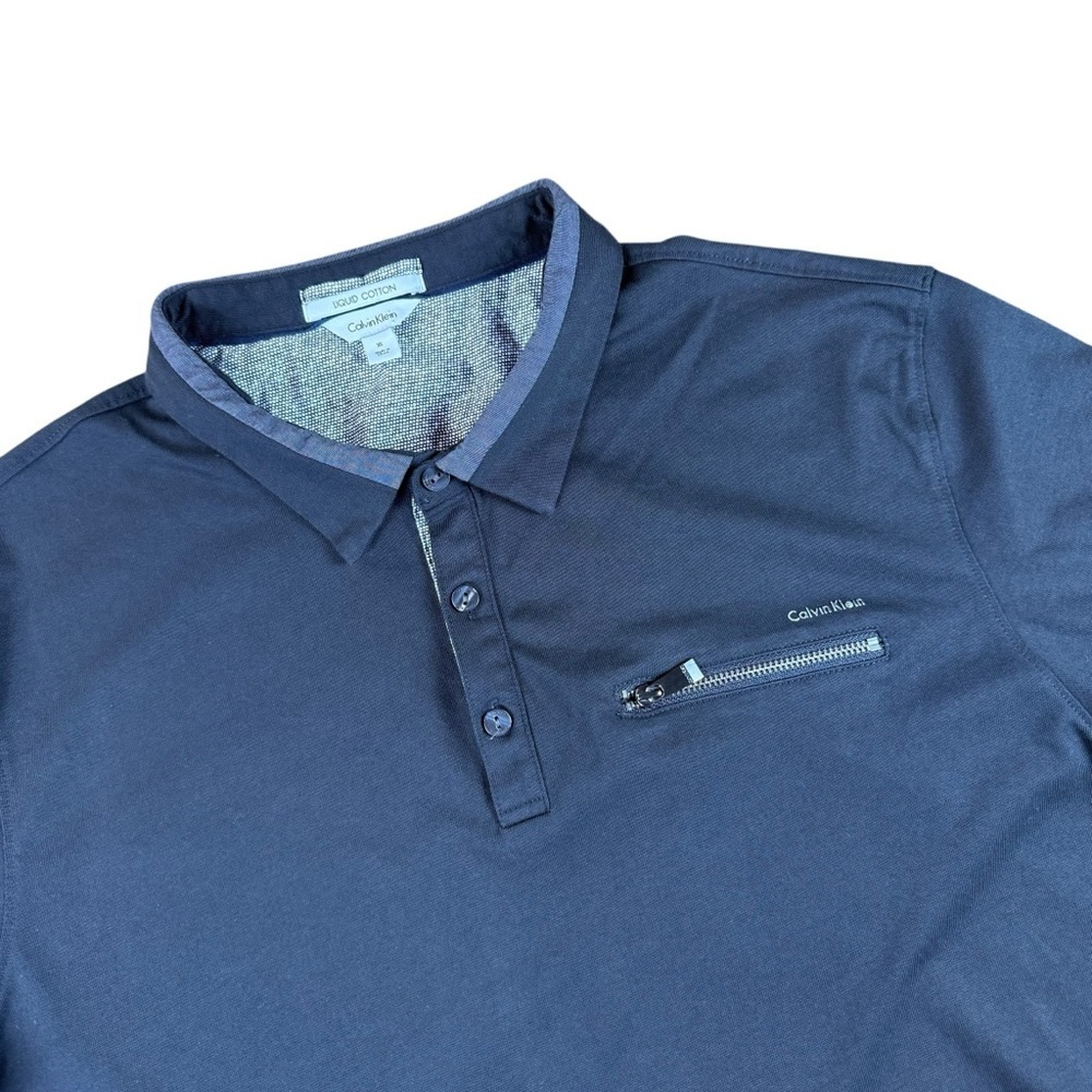 Calvin Klein Liquid Cotton Polo Mens XL